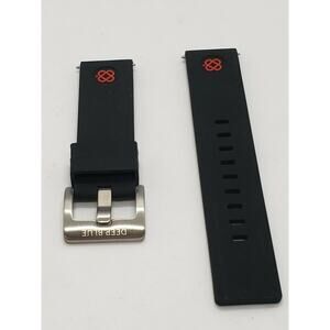 22MM RED SOFT SILICON STRAP DEEP BLUE